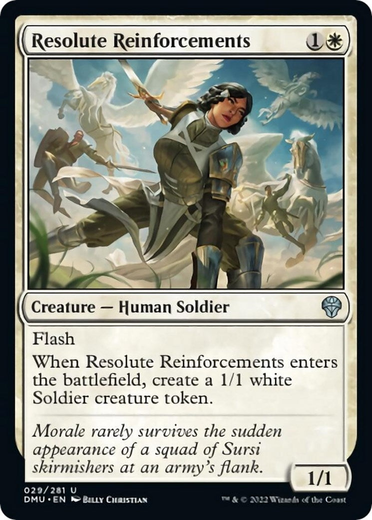 Resolute Reinforcements (29) [DMU] - MTG Single