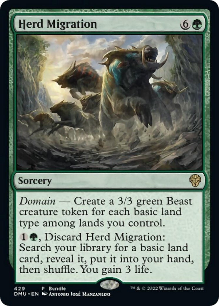 Herd Migration (DMU Bundle) (429) [UMP] - MTG Single