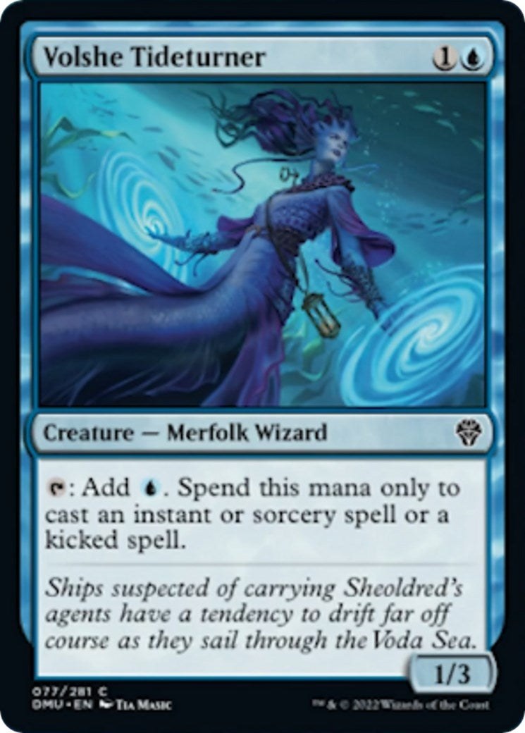 Volshe Tideturner (77) [DMU] - MTG Single