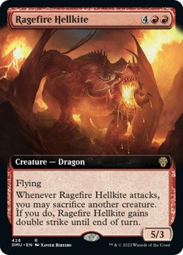 Ragefire Hellkite (Extended Art) (426) [DMU] - MTG Single