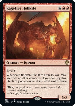 Ragefire Hellkite (285) [DMU] - MTG Single
