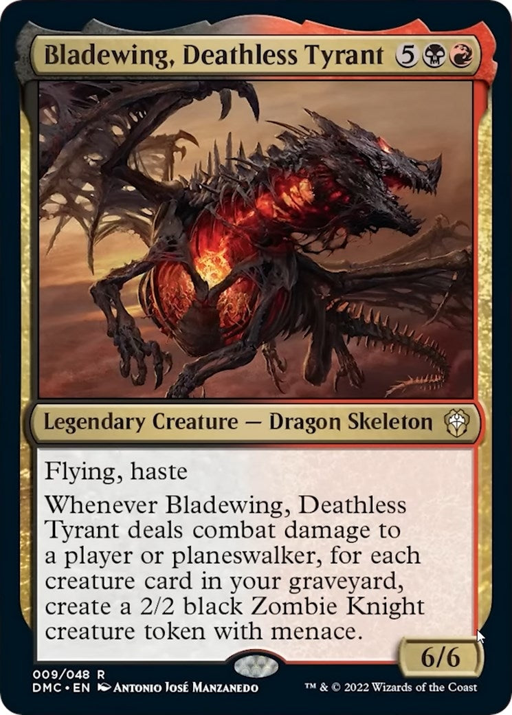 Bladewing Deathless Tyrant (9) [DMC] - MTG Single