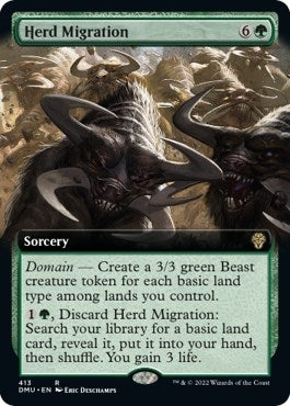 Herd Migration (Extended Art) (413) [DMU] - MTG Single