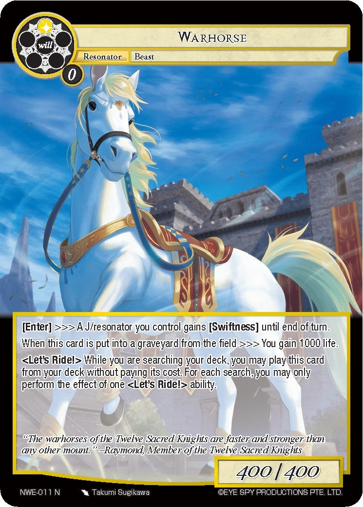 Warhorse (11) [NWE] - Force of Will Single