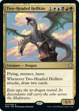 Two-Headed Hellkite (14) [DMC] - MTG Single
