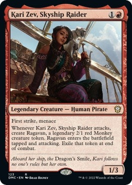 Kari Zev Skyship Raider (123) [DMC] - MTG Single