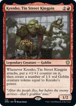Krenko Tin Street Kingpin (124) [DMC] - MTG Single
