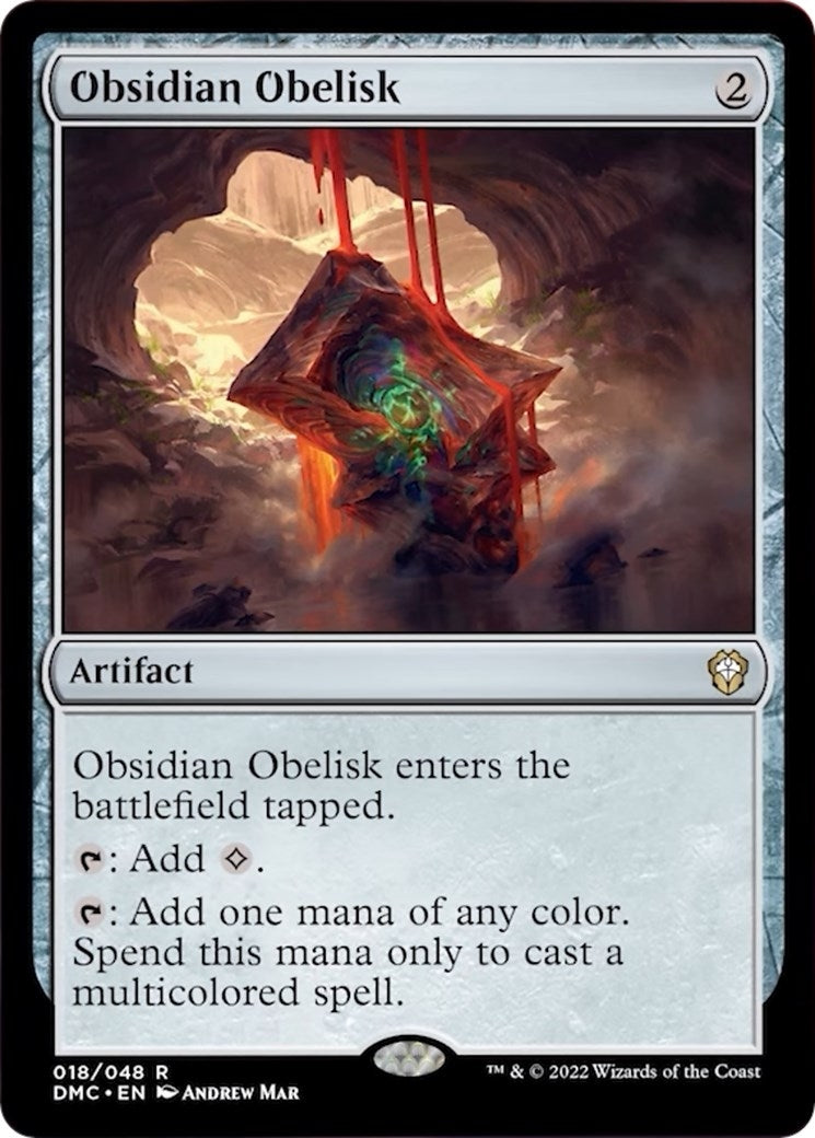 Obsidian Obelisk (18) [DMC] - MTG Single