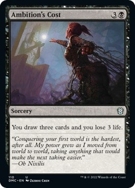 Ambition’s Cost (110) [DMC] - MTG Single