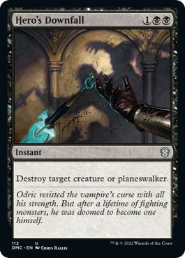 Hero’s Downfall (112) [DMC] - MTG Single