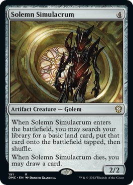 Solemn Simulacrum (191) [DMC] - MTG Single