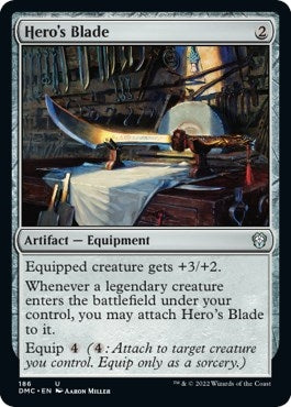 Hero’s Blade (186) [DMC] - MTG Single