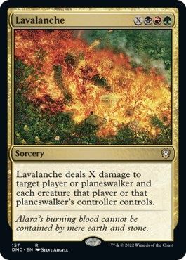 Lavalanche (157) [DMC] - MTG Single
