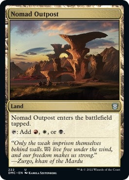 Nomad Outpost (222) [DMC] - MTG Single