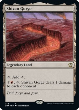 Shivan Gorge (232) [DMC] - MTG Single