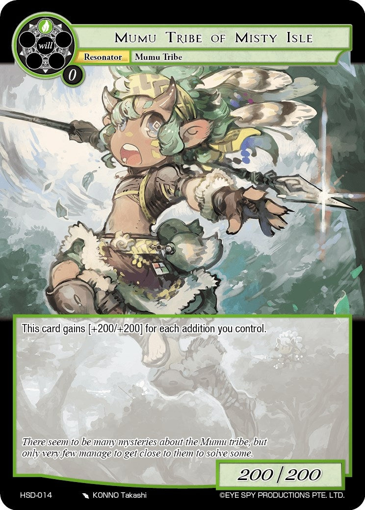 Mumu Tribe of Misty Isle (14) [HSD] - Force of Will Single