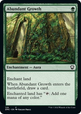 Abundant Growth (128) [DMC] - MTG Single