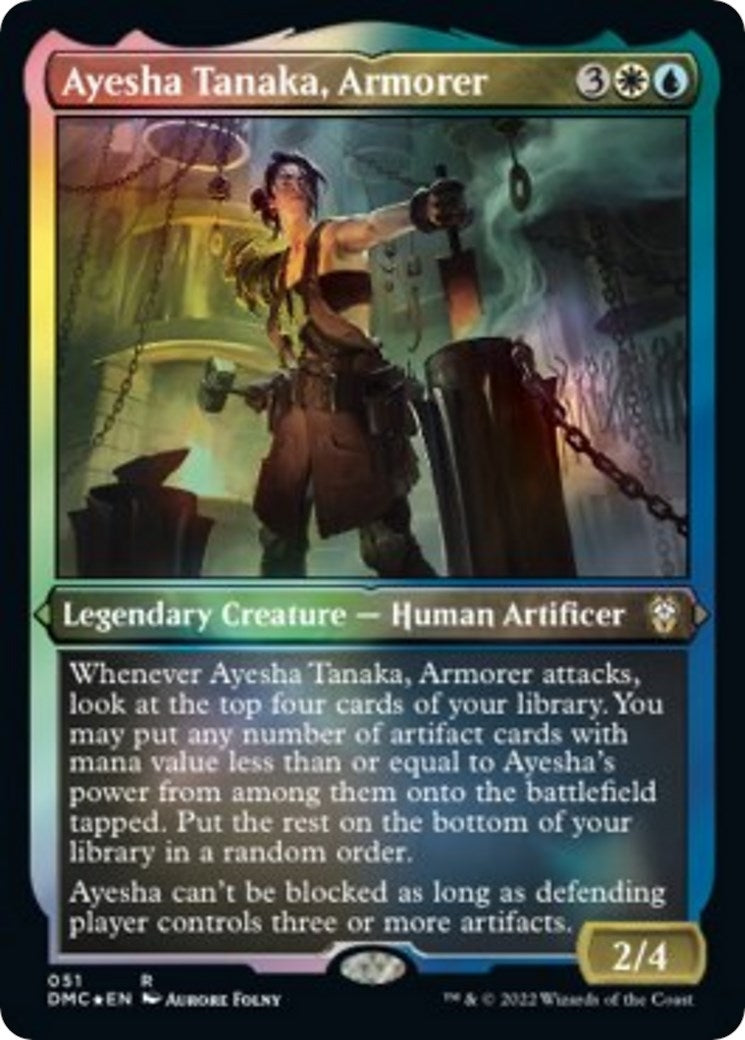 Image for Ayesha Tanaka, Armorer (Foil Etched) (51) (Dominaria United) - Magic: The Gathering