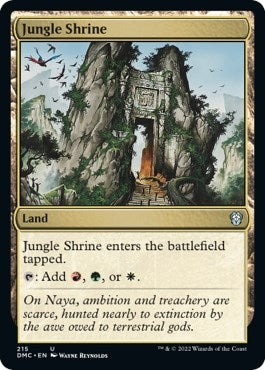 Jungle Shrine (215) [DMC] - MTG Single