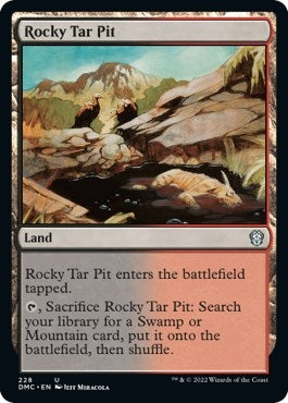 Rocky Tar Pit (228) [DMC] - MTG Single