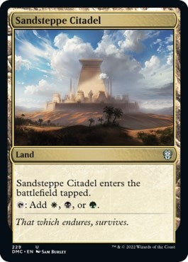 Sandsteppe Citadel (229) [DMC] - MTG Single