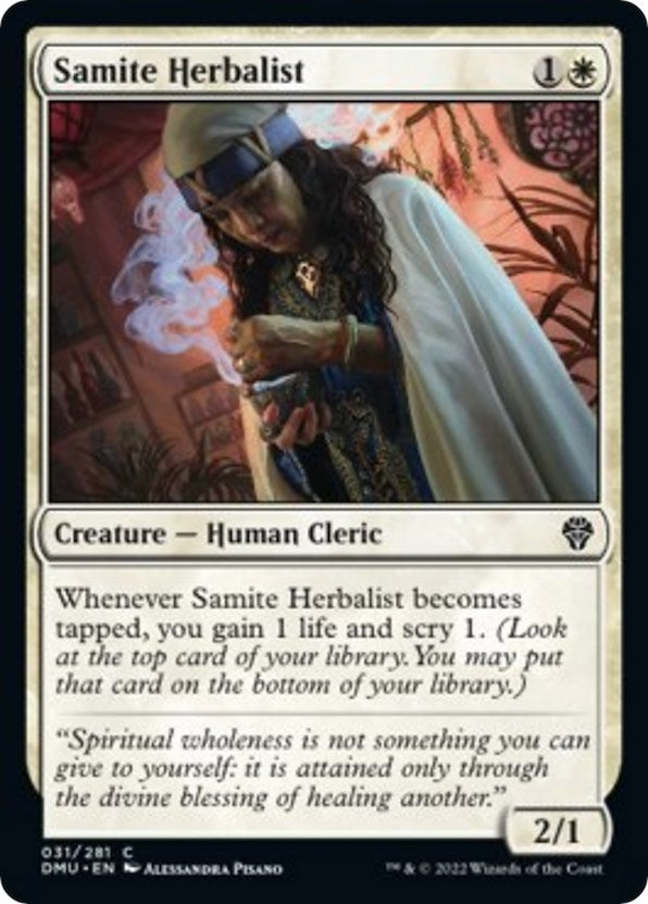 Samite Herbalist (31) [DMU] - MTG Single