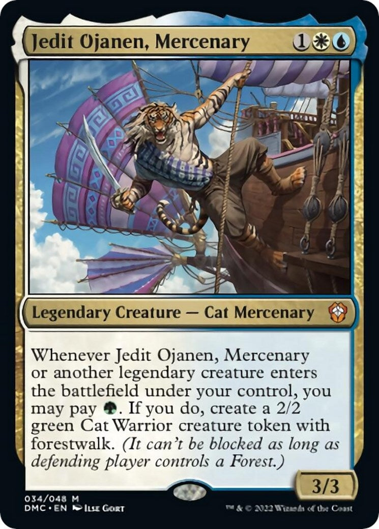 Jedit Ojanen Mercenary (34) [DMC] - MTG Single