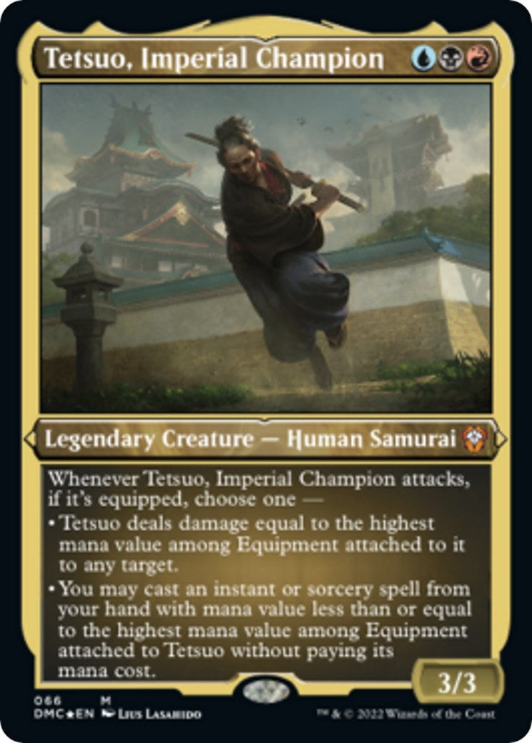 Tetsuo Imperial Champion (Foil Etched) (66) [DMC] - MTG Single