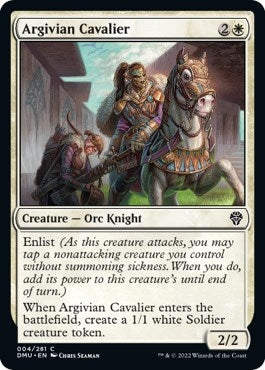 Argivian Cavalier (4) [DMU] - MTG Single