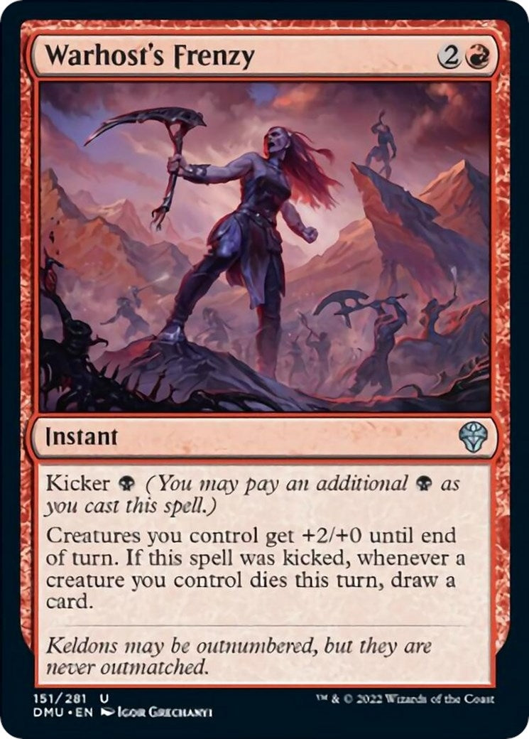 Warhost’s Frenzy (151) [DMU] - MTG Single