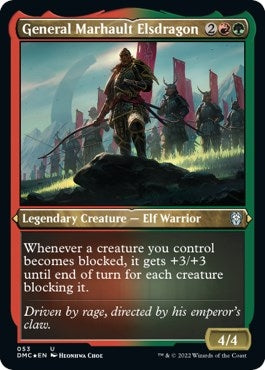General Marhault Elsdragon (Foil Etched) (53) [DMC] - MTG Single