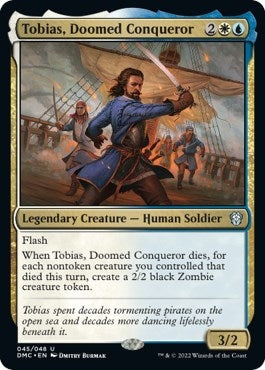 Tobias Doomed Conqueror (45) [DMC] - MTG Single