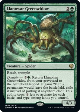 Llanowar Greenwidow (169) [DMU] - MTG Single