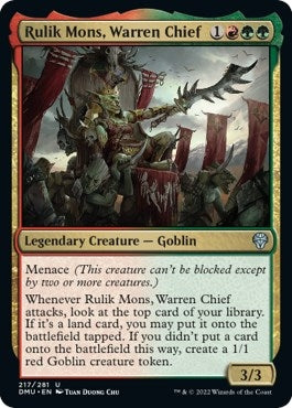 Rulik Mons Warren Chief (217) [DMU] - MTG Single