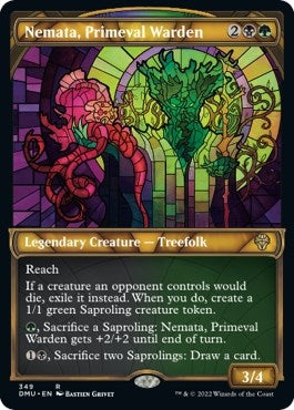 Nemata Primeval Warden (Textured Foil) (349) [DMU] - MTG Single