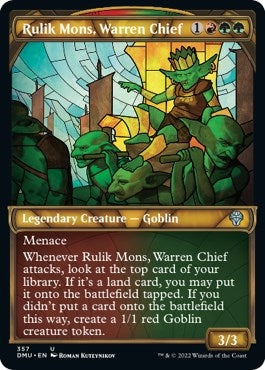 Rulik Mons Warren Chief (Textured Foil) (357) [DMU] - MTG Single