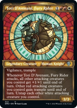 Tori D’Avenant Fury Rider (Showcase) (322) [DMU] - MTG Single