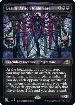 Braids Arisen Nightmare (Textured Foil) (329) [DMU] - MTG Single
