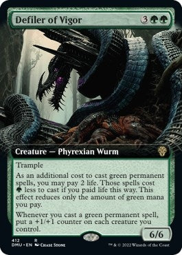 Defiler of Vigor (Extended Art) (412) [DMU] - MTG Single