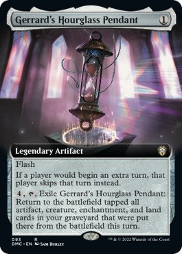 Gerrard’s Hourglass Pendant (Extended Art) (93) [DMC] - MTG Single