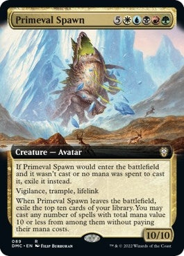 Primeval Spawn (Extended Art) (89) [DMC] - MTG Single