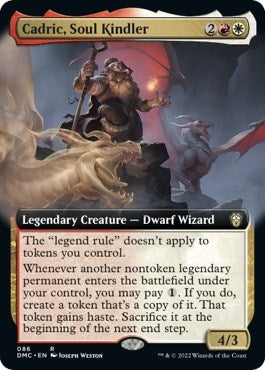 Cadric Soul Kindler (Extended Art) (86) [DMC] - MTG Single