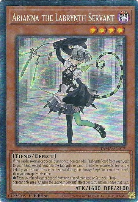Arianna the Labrynth Servant (CR) (17) (TAMA) - YuGiOh Single