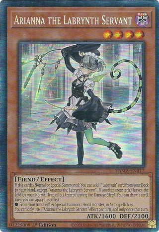 Arianna the Labrynth Servant (CR) (17) (TAMA) - YuGiOh Single