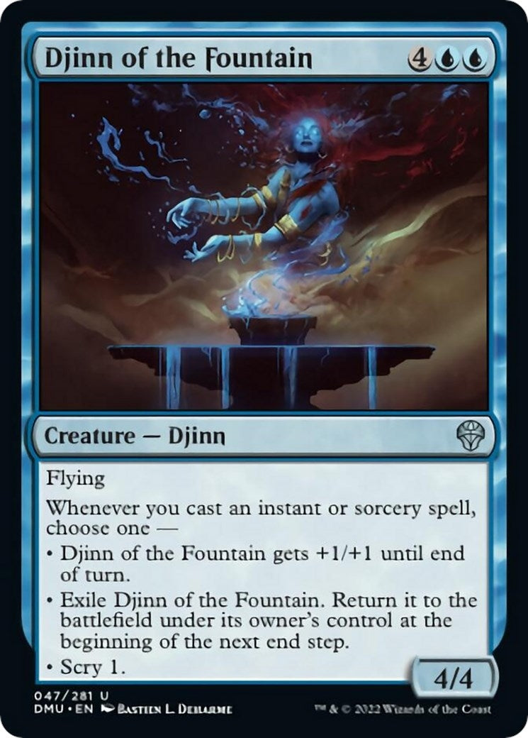 Djinn of the Fountain (47) [DMU] - MTG Single