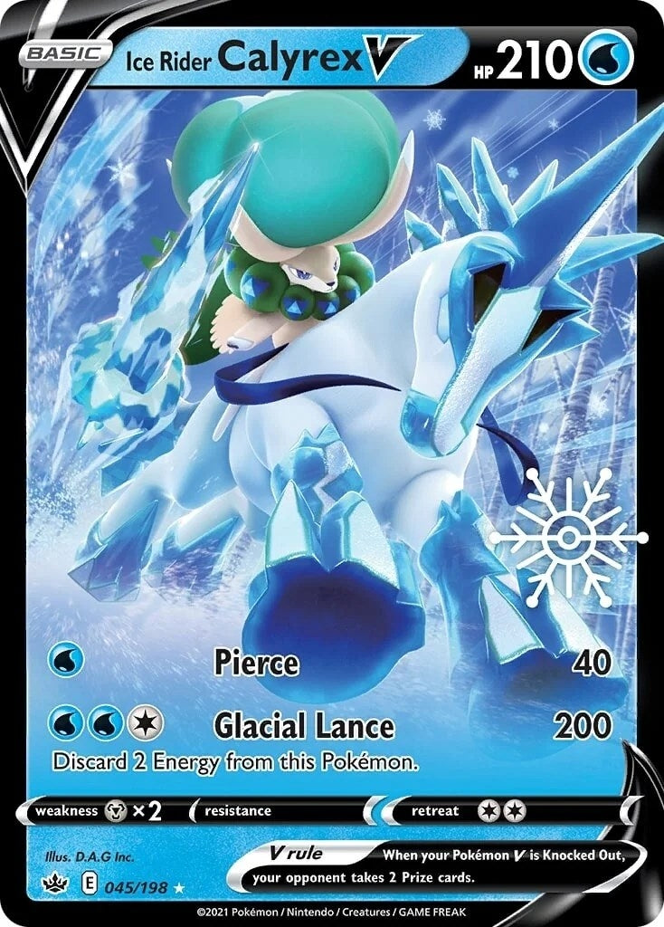 Image for Ice Rider Calyrex V - 045/198 (Holiday Calendar) (045/198) (Miscellaneous Cards & Products) - Pokemon