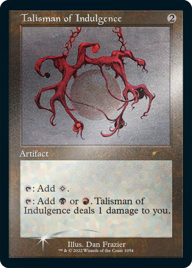 Talisman of Indulgence (Retro Frame) (Foil Etched) (1054) [SLD] - MTG Single