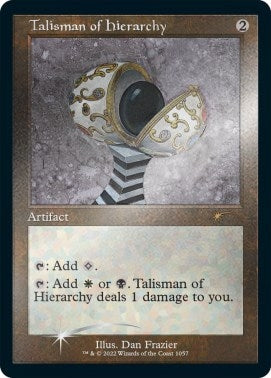 Talisman of Hierarchy (Retro Frame) (Foil Etched) (1057) [SLD] - MTG Single