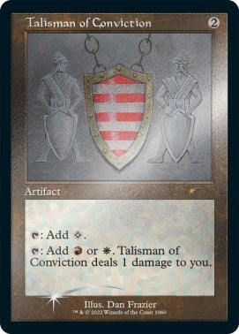 Talisman of Conviction (Retro Frame) (Foil Etched) (1060) [SLD] - MTG Single