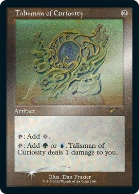 Talisman of Curiosity (Retro Frame) (Foil Etched) (1061) [SLD] - MTG Single